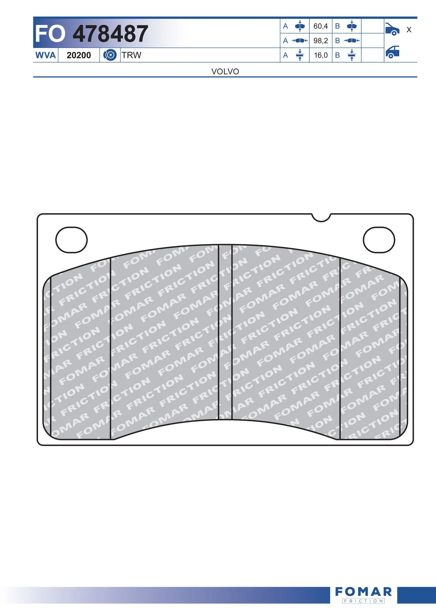 Brake Pad Set, disc brake